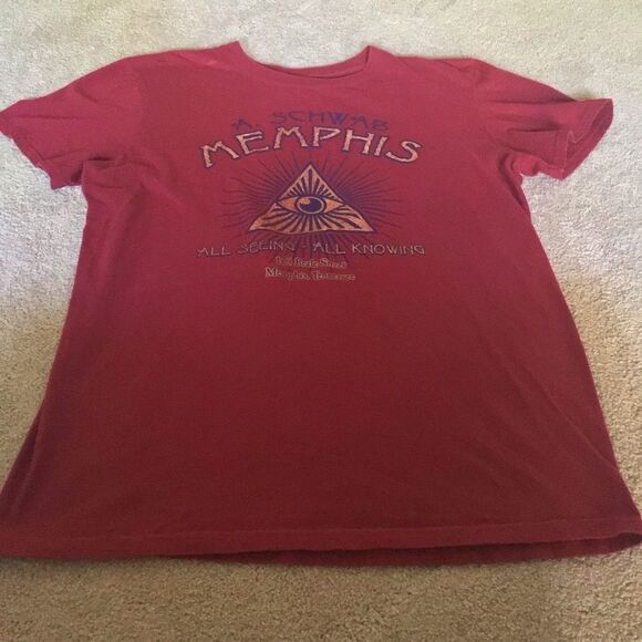 Vintage Memphis A. Schwab “All Seeing All Knowing” T-shirt - Picture 2 of 8